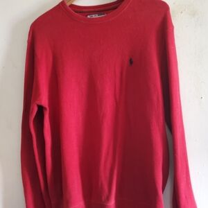 Ralph Lauren Red Crewneck Sweater
